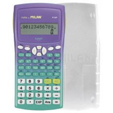 Milan 159110SNGRBL calculadora Bolsillo Calculadora científica Lila, Turquesa (Espera 4 dias) en Huesoi