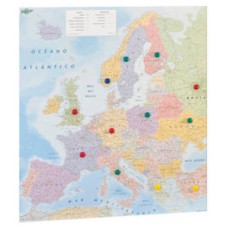 MAPA EUROPA PLASTIFICADO SIN MARCO ENROLLADO 119X93 CM. FAIBO 163G (Espera 4 dias) en Huesoi