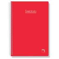 CUADERNO SERIE XTRA 60GR.TAPA CONTRACOLADA FOLIO (215X310MM.) 80 HOJAS CUADRÍCULA 4X4 COLOR ROJO PACSA 16729 (MIN5) (Espera 4 dias) en Huesoi