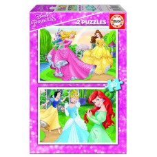 PUZZLE INFANTIL 2x20 PRINCESAS DISNEY DE 3-5 AÑOS EDUCA BORRAS 16846 (Espera 4 dias) en Huesoi