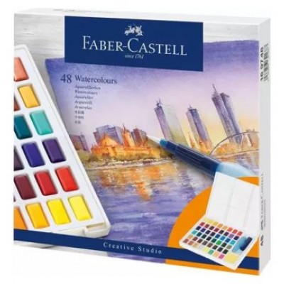 ESTUCHE CON 48 ACUARELAS CREATIVE STUDIO. FABER CASTELL 169748 (Espera 4 dias) en Huesoi