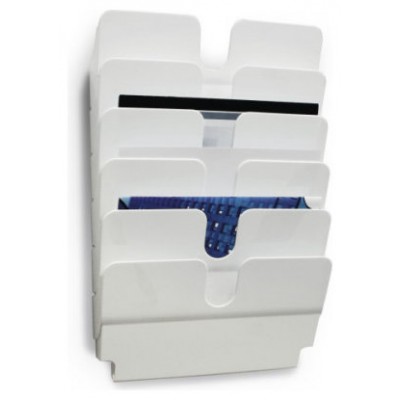 DISPENSADOR PARED FLEXIPLUS 6 COMPARTIMENTOS A4 HORIZONZAL BLANCO DURABLE 1700014011 (Espera 4 dias) en Huesoi