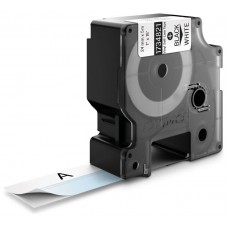 DYMO RHINO Cinta ID1-24 Negro/blanco autolaminado en Huesoi