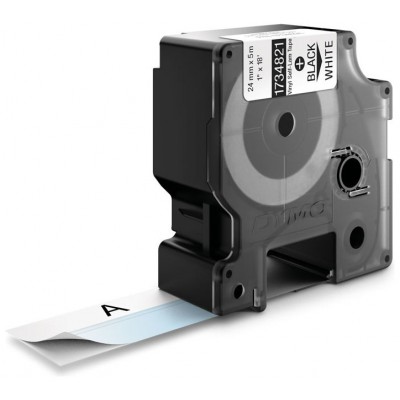 DYMO RHINO Cinta ID1-24 Negro/blanco autolaminado en Huesoi