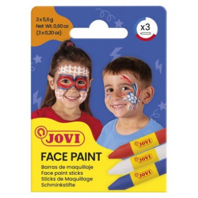 SET MAQUILLAJE FACE PAINT ESTUCHE DE 3 BARRAS ADVENTURE JOVI 175AD (Espera 4 dias) en Huesoi