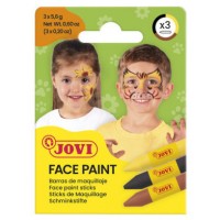 SET MAQUILLAJE FACE PAINT ESTUCHE DE 3 BARRAS ANIMAL JOVI 175AN (Espera 4 dias) en Huesoi