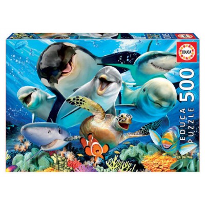 Educa Underwater Selfies Puzzle rompecabezas 500 pieza(s) (Espera 4 dias) en Huesoi