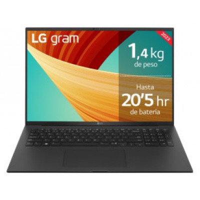 LG 17Z90R i7-1360P Portátil 43,2 cm (17") WQXGA Intel® Core™ i7 32 GB LPDDR5-SDRAM 1 TB SSD NVIDIA GeForce RTX 3050 Wi-Fi 6 (802.11ax) Windows 11 Home Negro (Espera 4 dias) en Huesoi