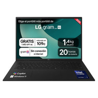 LG 17Z90T-G.AA78B ordenador portatil Intel Core Ultra 7 255H Portátil 43,2 cm (17") WQXGA 16 GB LPDDR5x-SDRAM 1 TB Unidad de disco duro Wi-Fi 7 (802.11be) Windows 11 Home Negro (Espera 4 dias) en Huesoi LG 17Z90T-G.AA78B ordenador portatil Intel Core Ultra 7 255H Portátil 43,2 cm (17") WQXGA 16 GB LPDDR5x-SDRAM 1 TB Unidad de disco duro Wi-Fi 7 (802.11be) Windows 11 Home Negro (Espera 4 dias) en Huesoi