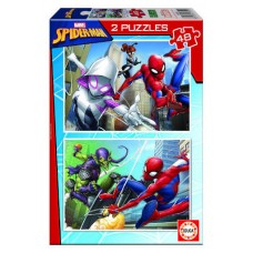 PUZZLE 2x48 SPIDER-MAN DE 4-6 AÑOS EDUCA BORRAS 18099 (Espera 4 dias) en Huesoi