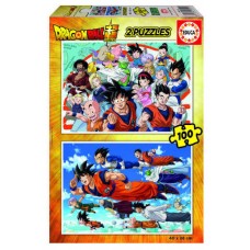 PUZZLE 2x100 DRAGON BALL DE 6-8 AÑOS EDUCA BORRAS 18214 (Espera 4 dias) en Huesoi