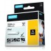 DYMO RHINO Cinta ID1-12 Negro/blanco vinilo en Huesoi