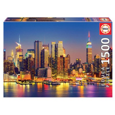 Educa Manhattan at Night Puzzle rompecabezas 1500 pieza(s) (Espera 4 dias) en Huesoi