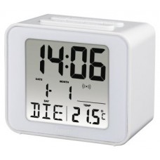 HAMA Home Reloj Despertador Cube Blanco en Huesoi