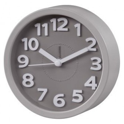 HAMA Home Reloj Despertador Retro Gris en Huesoi