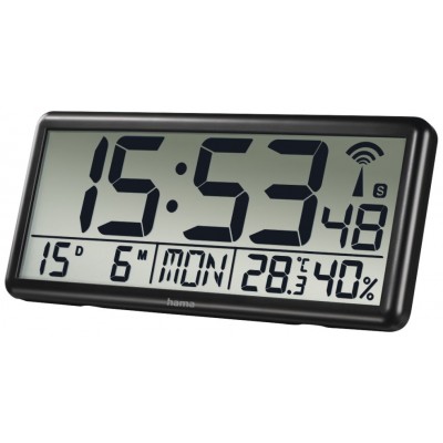 HAMA Home Reloj de Pared Jumbo Negro en Huesoi