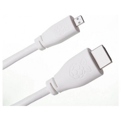 Raspberry Pi T7689AX cable HDMI 1 m HDMI tipo A (Estándar) HDMI tipo D (Micro) Blanco (Espera 4 dias) en Huesoi