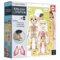 JUEGO EL CUERPO HUMANO EDUCA BORRAS 18701 (Espera 4 dias) en Huesoi