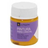 PINTURA PARA CRISTAL AL AGUA CA-02 AMARILLO. 25ML LA PAJARITA 188971 (Espera 4 dias) en Huesoi