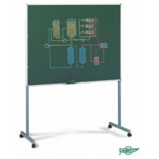 JUEGO SOPORTE METALICO CON RUEDAS PARA PIZARRAS FAIBO 190X60 CM. FAIBO 18RT (Espera 4 dias) en Huesoi