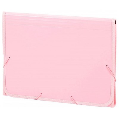 ACORDEON POLIPROPILENO SOFT FOLIO 13 DEPARTAMENTOS RIBETE GOMA ROSA CARCHIVO 19260025 (Espera 4 dias) en Huesoi