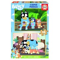 PUZZLE MADERA BLUEY 2X16 PIEZAS  EDUCA BORRAS 19406 EDUCA 19406 (Espera 4 dias) en Huesoi