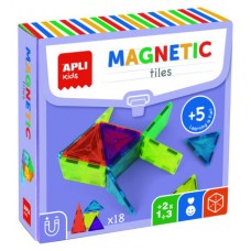 CAJA BLOQUES MAGNETICOS TRANSPARENTES 18PCS APLI 19419 (Espera 4 dias) en Huesoi