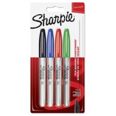 FINE BLÍSTER 4 COLORES SURTIDOS CLÁSICOS SHARPIE 1985858 (Espera 4 dias) en Huesoi