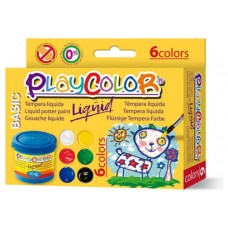 LIQQUID 40ML. EN 6 COLORES SURTIDOS + PINCEL PLAYCOLOR 19931 (Espera 4 dias) en Huesoi