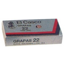 CAJA DE 1000 GRAPAS GALVANICZADAS MODELO 22/6G EL CASCO 1G00221 (Espera 4 dias) en Huesoi