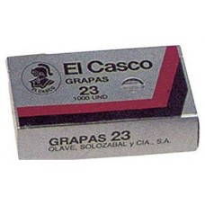 CAJA DE 1000 GRAPAS GALVANIZADAS MODELO 23/6G EL CASCO 1G00231 (Espera 4 dias) en Huesoi