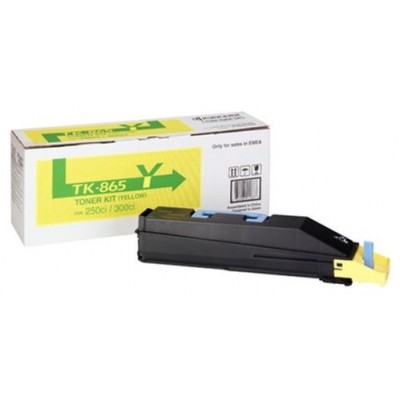 KYOCERA TONER COPIADORA AMARILLO TASKALFA 200CI/300CI TK865Y 12.000 PAGINAS en Huesoi