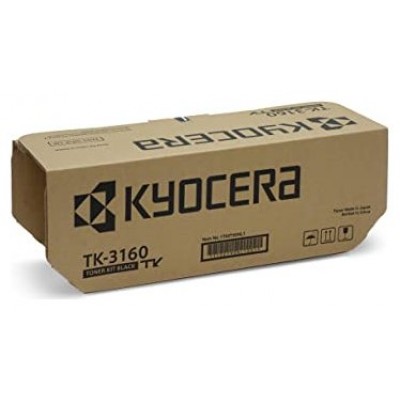 KYOCERA TK-3160, 12500 paginas, Negro, 1 pieza(s) en Huesoi