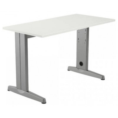 MESA DE OFICINA SERIE METAL 120X60 GRIS / BLANCO ROCADA 2000AC04 (Espera 4 dias) en Huesoi