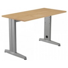 MESA DE OFICINA SERIE METAL 120X60 GRIS / ROBLE ROCADA 2000AC08 (Espera 4 dias) en Huesoi