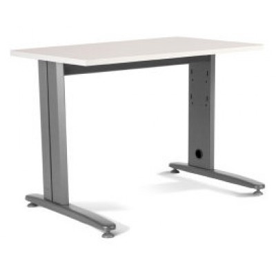 MESA DE OFICINA SERIE METAL 140X80 GRIS / BLANCO ROCADA 2001AC04 (Espera 4 dias) en Huesoi