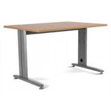 MESA DE OFICINA SERIE METAL 140X80 GRIS / ROBLE ROCADA 2001AC08 (Espera 4 dias) en Huesoi
