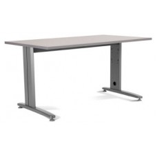 MESA DE OFICINA SERIE METAL 160X80 GRIS / GRIS ROCADA 2002AC02 (Espera 4 dias) en Huesoi
