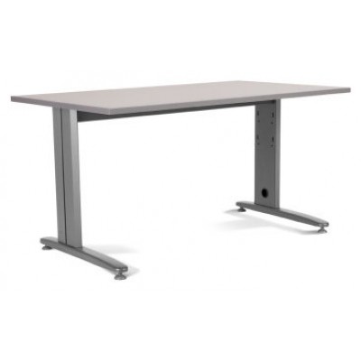 MESA DE OFICINA SERIE METAL 160X80 GRIS / GRIS ROCADA 2002AC02 (Espera 4 dias) en Huesoi