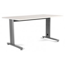 MESA DE OFICINA SERIE METAL 160X80 GRIS / BLANCO ROCADA 2002AC04 (Espera 4 dias) en Huesoi