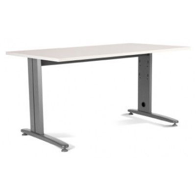 MESA DE OFICINA SERIE METAL 160X80 GRIS / BLANCO ROCADA 2002AC04 (Espera 4 dias) en Huesoi