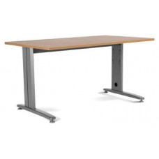 MESA DE OFICINA SERIE METAL 160X80 GRIS / ROBLE ROCADA 2002AC08 (Espera 4 dias) en Huesoi