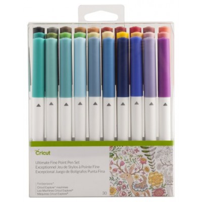 Cricut 2004060 rotulador Fino Negro, Azul, Verde, Magenta, Rojo, Turquesa, Amarillo 30 pieza(s) (Espera 4 dias) en Huesoi