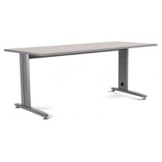 MESA DE OFICINA SERIE METAL 200X80 GRIS / GRIS ROCADA 2004AC02 (Espera 4 dias) en Huesoi