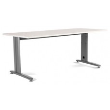 MESA DE OFICINA SERIE METAL 200X80 GRIS / BLANCO ROCADA 2004AC04 (Espera 4 dias) en Huesoi