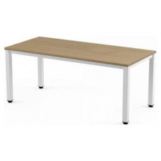 MESA DE OFICINA SERIE EXECUTIVE 200X80 BLANCO/ ROBLE ROCADA 2004AM08 (Espera 4 dias) en Huesoi