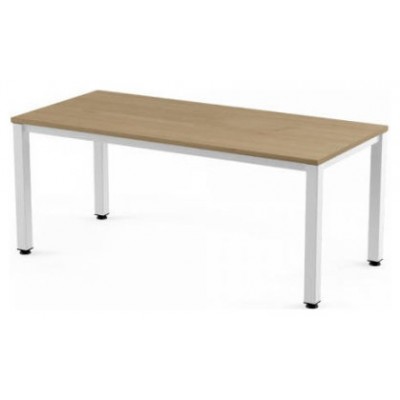 MESA DE OFICINA SERIE EXECUTIVE 200X80 BLANCO/ ROBLE ROCADA 2004AM08 (Espera 4 dias) en Huesoi
