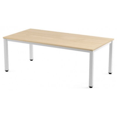 MESA DE OFICINA SERIE EXECUTIVE 200X100 BLANCO/ HAYA ROCADA 2005AM01 (Espera 4 dias) en Huesoi