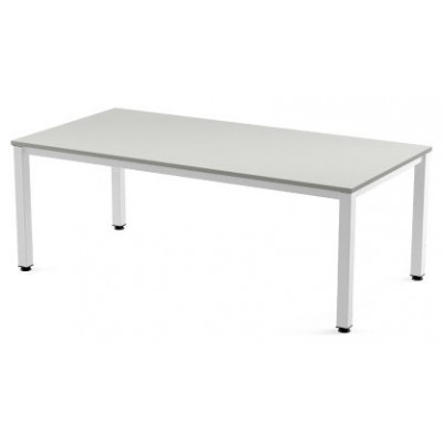 MESA DE OFICINA SERIE EXECUTIVE 200X100 BLANCO/ GRIS ROCADA 2005AM02 (Espera 4 dias) en Huesoi