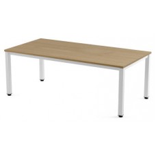 MESA DE OFICINA SERIE EXECUTIVE 200X100 BLANCO/ ROBLE ROCADA 2005AM08 (Espera 4 dias) en Huesoi